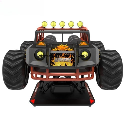 Simulatore VR 6 posti — Macchina arcade dinamica 7D/9D Off‑Road per corse e shooting (VR/AR/MR)
