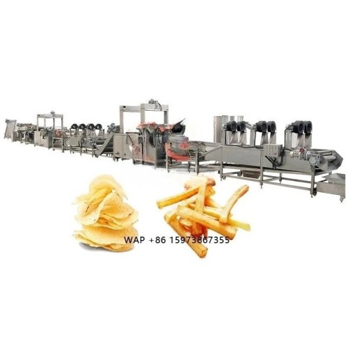 Linia produkcyjna chipsów ziemniaczanych 100 kg/h — kompletna linia produkcyjna (styl Lay's) z filmem z procesu