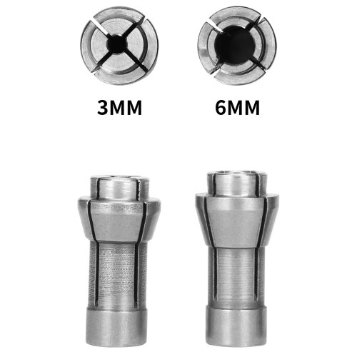 Цанга (collet) 3/6 мм — запасная зажимная цанга для гравера/шлифовальной машины