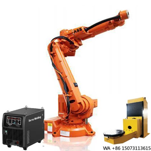 6-Axis Industrial Spot Welding Robot for Steel Sheet Fabrication with MIG/MAG Welder, 272 kg, 1-Year Warranty