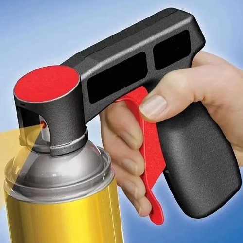 Tay cầm phun sơn nhựa di động – súng phun cầm tay đa năng, tái sử dụng để dán film đổi màu cho ô tô