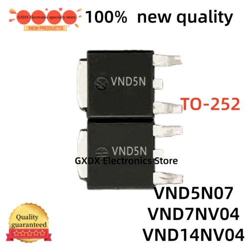 10–20 шт. 100% нові VND5N07/VND7NV04/VND14NV04 TO-252 автомобільні перемикачні мікросхеми (IC), в наявності, опт