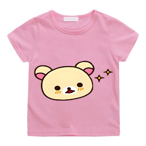 Rilakkuma Boys' T-Shirt (12 Years) – 100% Cotton, Short Sleeve Crew Neck, Slight Stretch, Cute Character Tee