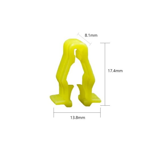 Nylon snap-in trim clip / push rivet for sun visor & wheel arch – fits Honda CR-V, HR-V, Fit