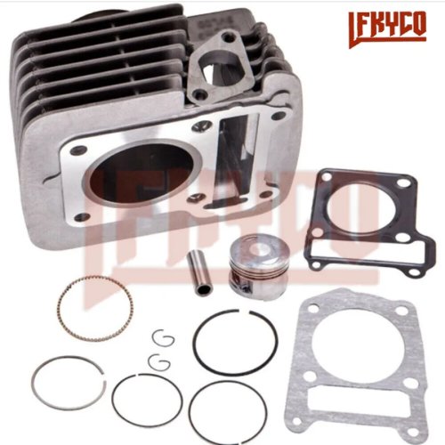 طقم اسطوانة 123 سي سي بقطر 57.4/62 مم لسيارات Yamaha YBR125 و XTZ125 و TTR125 و YB125Z