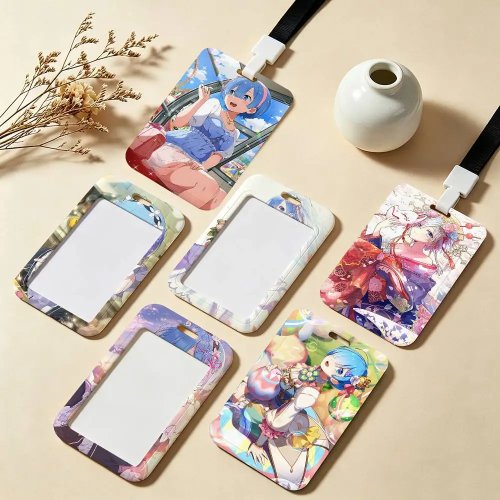 Porta credencial Rem (Re:Zero) — Funda para tarjeta de identificación/credencial para oficina y escuela