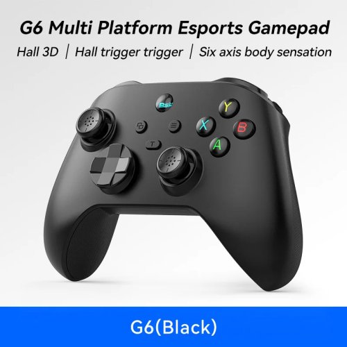 Bezprzewodowy kontroler mobilny G6 z triggerami i joystickiem Hall — kompatybilny z Switch/PC/Android/iOS