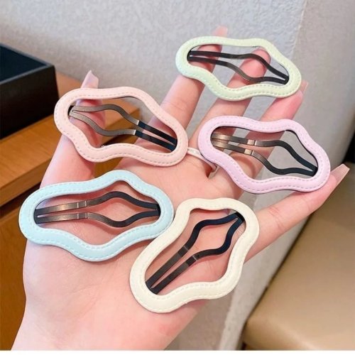 S-Cloud Hohl-Haarspangen – kleine BB-Seitenspangen im 'Dopamine'-Look für Pony, süße Feen-Haarclips