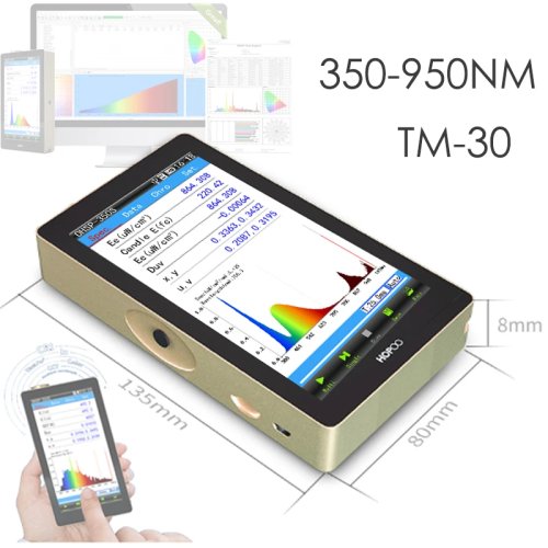 OHSP350S Tragbares LED-Spektral-Irradianz-Colorimeter – Spektrometer und Luxmeter