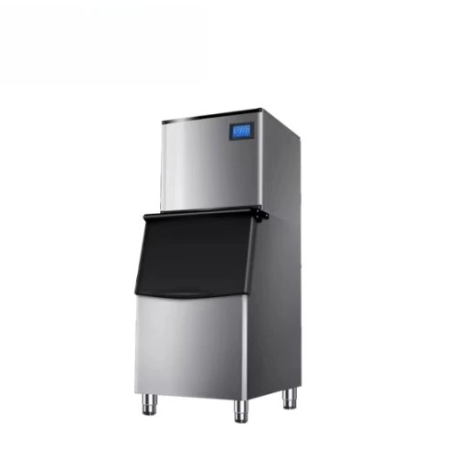 Máquina de hielo comercial automática 300kg/380kg — Hielo en cubo y en bola para negocios, ideal para bebidas con leche
