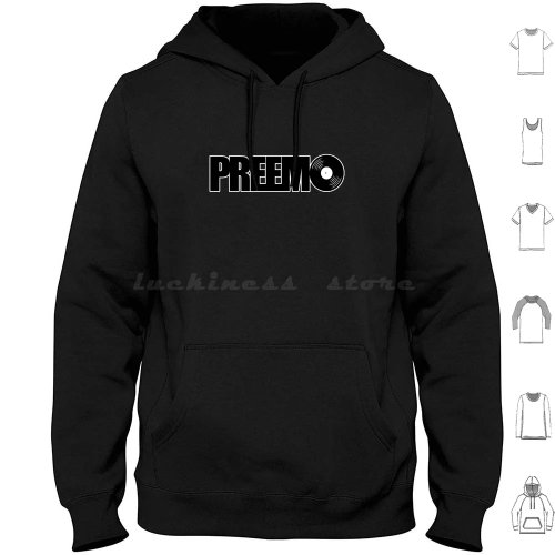 Hoodie van katoen, lange mouw met Hip-Hop print – Old School Rap/DJ-stijl