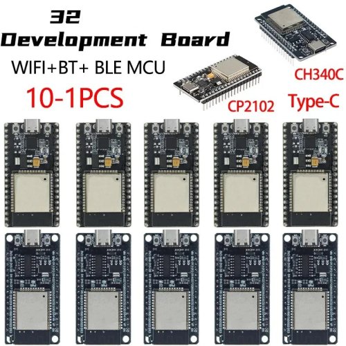 WR-32 Entwicklungsboard USB-C (CH340C/CP2102) WLAN + Bluetooth Dual-Core Ultra-Low-Power Funkmodul