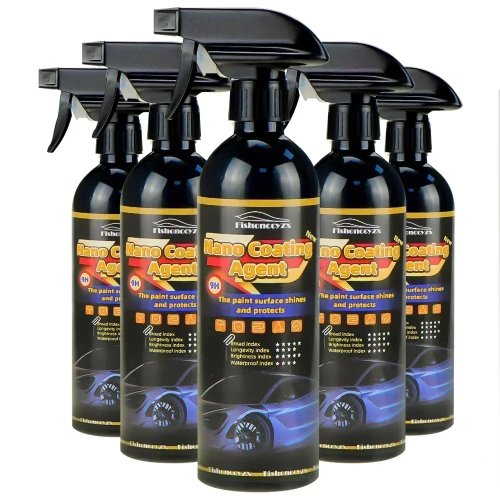 Recubrimiento cerámico para coche 1000 ml 9H Nano – vidrio líquido hidrofóbico, sellador protector de pintura, pulimento y cera