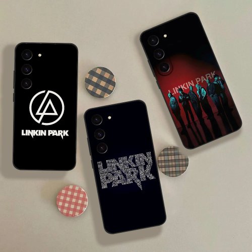 Чехол L-LinkinS Rock P-Park черный тонкий противоударный для Samsung Galaxy S30/S25/S24/S22/Note20/Ultra/Plus/5G/FE/Lite