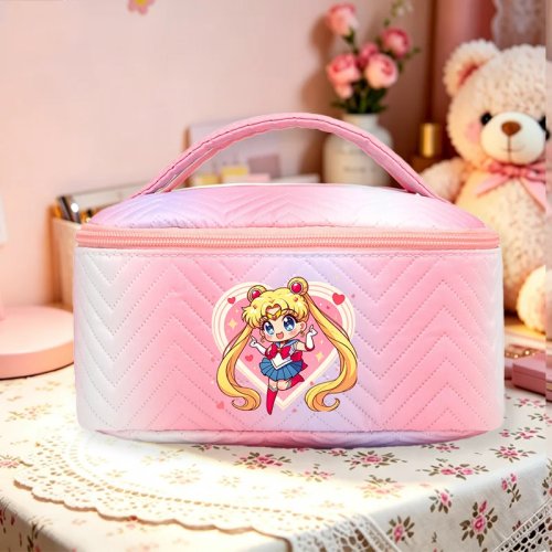 Косметичка Sailor Moon градієнт, велика місткість, складна, дорожня косметичка kawaii аніме, подарунок
