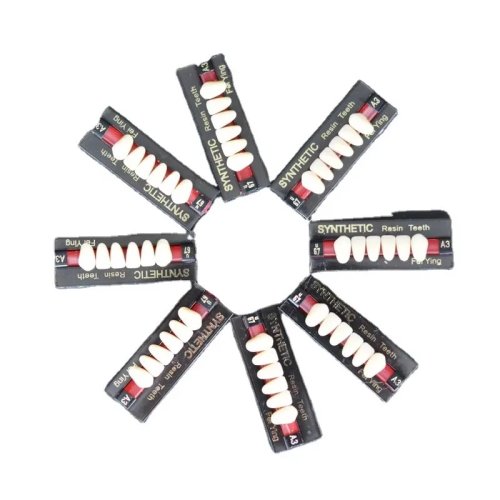 Dents prothétiques en résine acrylique composite, 16 teintes — Fourniture pour laboratoire dentaire