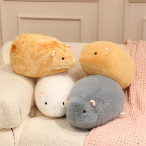 Leuke 13/35 cm gouden beer / kawaii muis pluche — zachte anti-stress knuffel, cadeau voor jongens & meisjes