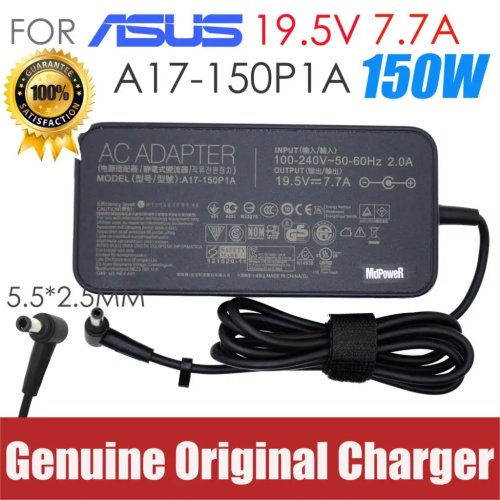 Cargador original ASUS ADP-120ZB/ADP-150NB 19.5V 7.7A 150W para laptop A17-150P1A, G73SW, G71G, G74, G72G, G73S, X73, GL503