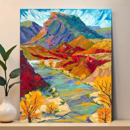 Puzzle für Erwachsene – 500/1000/1200/2000 Teile, bunte Berglandschaft, Denkspiel, Geschenk & Wohnungsdeko