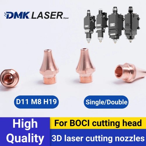 BOCI 3D Laserdüse Ø11 M8 H19, ein-/zweilagig, hochgeschwindig für Rohrschneidkopf BLT310T BLT421TS BLT441T BLT520