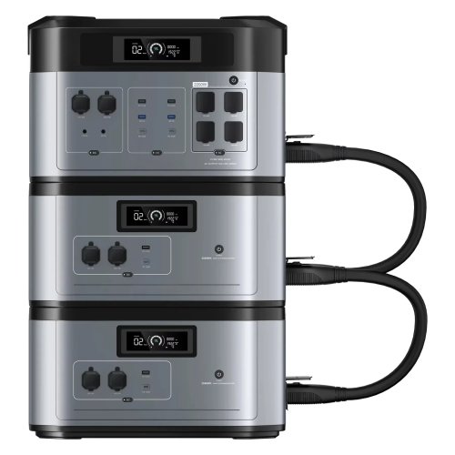 OUKITEL BP2000 Pro 3600 W Solar-Generator, tragbare Powerstation 2048 Wh