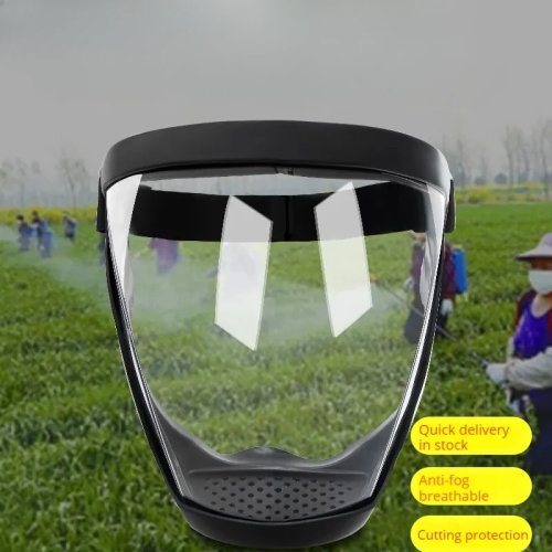 Masker pelindung anti-kabut, tahan debu & percikan — untuk olahraga, bersepeda dan kerja (penggilingan, pemotongan rumput, mencabut gulma)