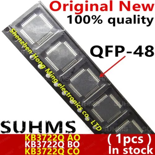 1 pièce Circuit intégré KB3722Q QFP-48 (AO/BO/CO, A0/B0/C0) - Neuf