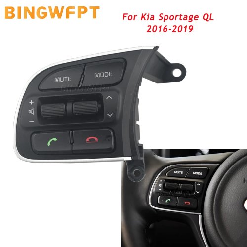 Botón interruptor de control de audio en el volante multifunción para Kia Sportage QL 2016-2019