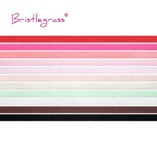 4 mm Satin-Elastik, gestrickt, ca. 4,6 m (5 yd) – schmales Spandex-Band für Haarbänder, Stirnbänder & Nähprojekte