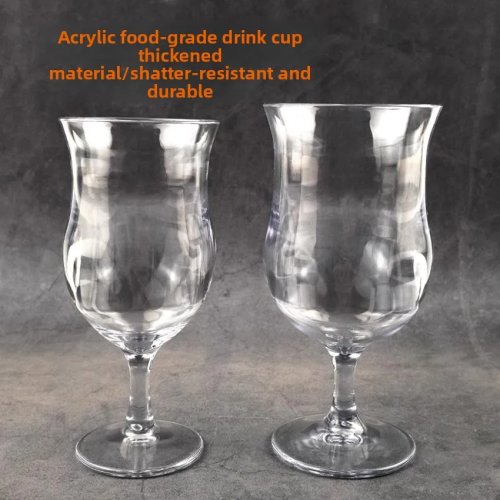 Acryl-Highball-Gläser, transparent — Kunststoff-Trinkbecher für Restaurant/Gastronomie: Saft, Milchtee, Shaved Ice, kalte Getränke, Bier