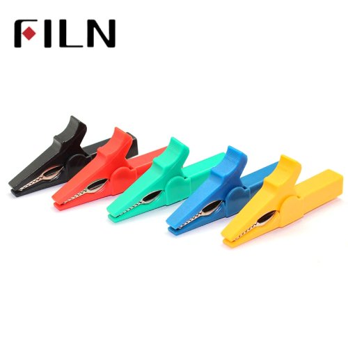 Kẹp cá sấu ô tô 54,5mm mạ niken đồng thau, cách điện hoàn toàn, phù hợp với phích cắm chuối 4mm