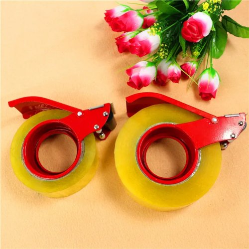 6cm Packing Tape Dispenser — Handheld Box Sealer, Transparent Tape Holder for 6 cm Tape