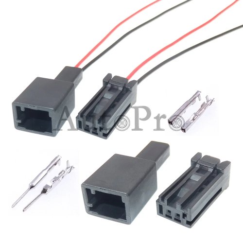 1세트 2구 90980-12D25 02HEB-B-B AC Assembly 자동차 와이어 커넥터 소형 전류 소켓 도요타용