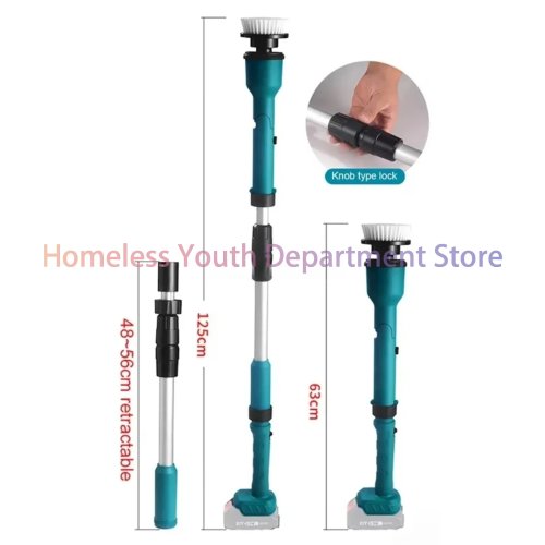 Kabelloser elektrischer Toilettenbürstenhalter – ausziehbare Reinigungsbürste für das Bad, kompatibel mit Makita 18V Akku