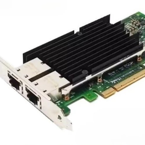Placa de rede PCIe 2 portas 10GbE (Intel X540/X550-T2) e adaptador i350-T4 4 portas Gigabit RJ45 para NAS/PC