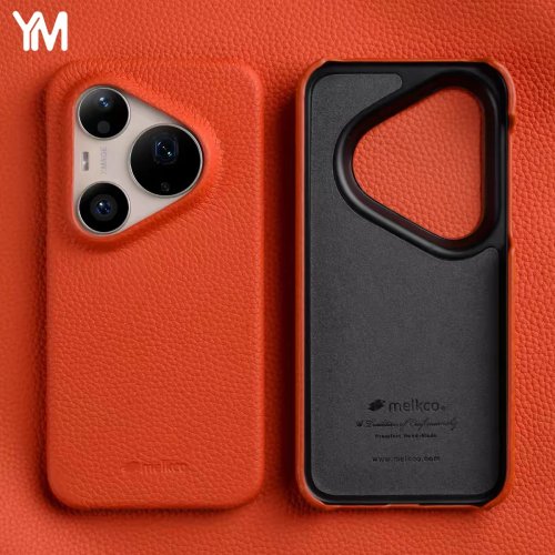 Custodia in pelle genuina per Huawei Pura 90S Pro Max – Cover business premium in pelle di mucca