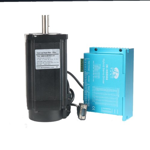 Комплект моторів JKONGMotor NEMA34 для ЧПУ — сервомотор 12,5 Н·м і кроковий 8 Н·м для верстатів
