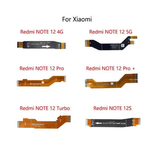 Xiaomi Redmi Note 12 Pro+ / 12S Turbo (4G/5G)用 LCDディスプレイ接続フレックスケーブル（マザーボード接続）