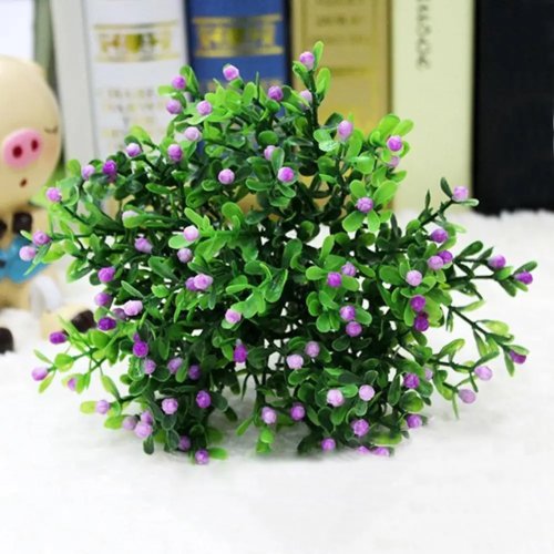 Artificial Green Ivy Wreath, Realistic Silk Plant for Home Decor