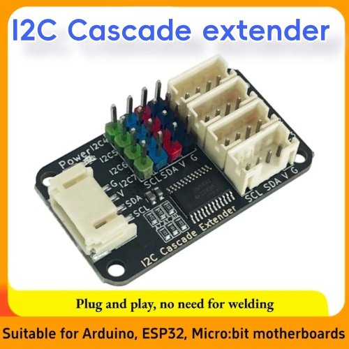 Bộ chia I2C 1 thành 8 TCA9548A — Mô-đun mở rộng I2C có thể xâu nối, cắm là chạy, tương thích Arduino/ESP32/Micro:bit/Raspberry Pi