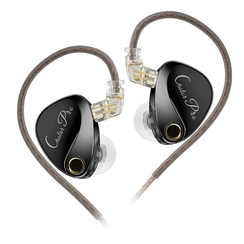 KZ Castor PRO 2DD Auscultadores Intra-auriculares Dinâmicos, IEM de Alta Gama Ajustáveis, Novo Padrão para Qualidade de Som HiFi, Headphones com Graves