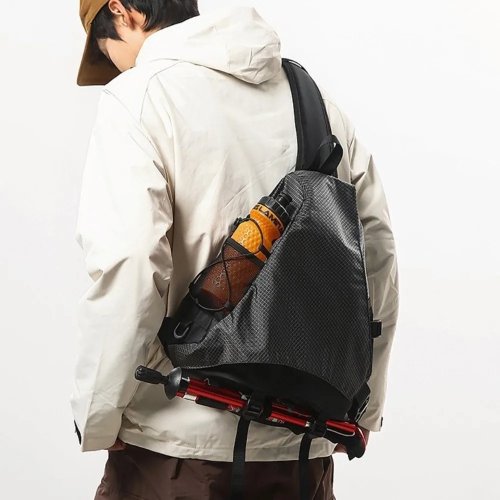 Bolsa peito impermeável para homem – estilo japonês em nylon, tirante ajustável, grande capacidade para deslocações e atividades outdoor