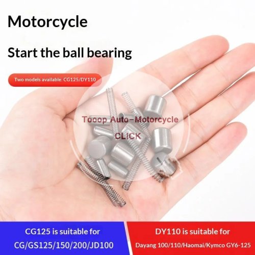 Set bearing bola kopling motor (1 set) – Suara rendah, berjalan halus – Cocok untuk 100/110/CG125/150