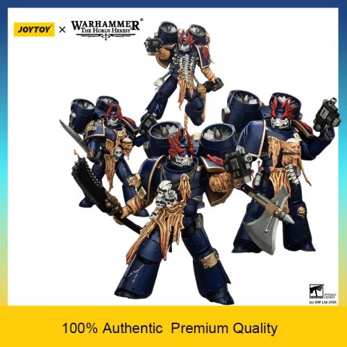 JOYTOY 1/18 Warhammer The Horus Heresy Night Lords Night Raptor Squad 4-Pack - Набор научно-фантастических коллекционных фигурок с подвижными суставами