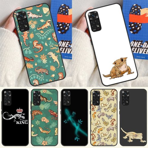 Чехол для телефона Lizard Gecko для Xiaomi Redmi Note 13 Pro, 14, 12, 11, 9, 10, 9S, 10S, 11S, 12S, Redmi 14C, 13C, 10C, 12C