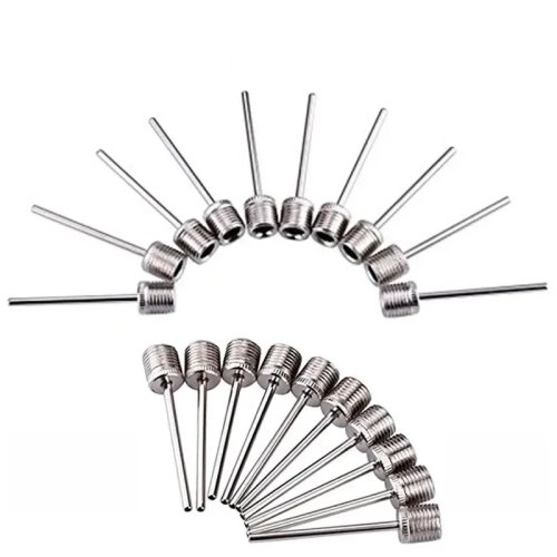 Jarum Pompa Bola Stainless Steel - 5/10/20 Pcs untuk Sepak Bola, Basket, Bola Kaki - Adaptor Katup Udara