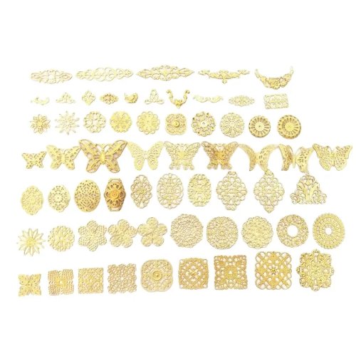BoYuTe Filigrana Stili Misti Stampo Ottone Farfalla Fiore Ritrovamenti DIY Accessori Gioielli Fatti a Mano