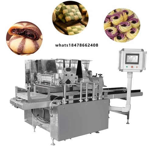 Machine automatique multifonction 3 couleurs pour biscuits fourrés à la confiture — équipement professionnel boulangerie/catering, 380V
