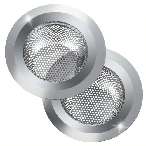Saringan Wastafel Dapur Stainless Steel (4/6 pcs) - Anti Tersumbat untuk Selain Sayuran, Aman untuk Pencuci Piring