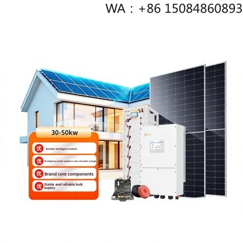 ระบบจัดเก็บพลังงานแบบไฮบริด Plug and Play 30-50KW อินเวอร์เตอร์ Solis ซิลิคอนโมโนคริสตัลไลน์สำหรับบ้าน